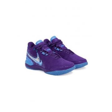 Pantofi pentru baschet barbati  305364227 - Piele naturala - Violet - Violet