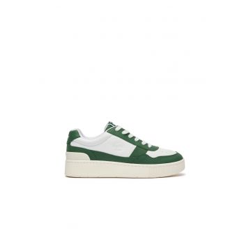 Pantofi sport barbati -  69338 - Verde - Piele naturala Pantofi sport barbati -  69338 - Verde - Piele naturala