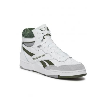 Pantofi sport barbati  Piele intoarsa - Alb