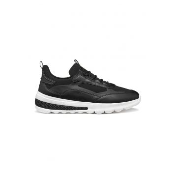 Pantofi sport din piele cu segmente din material textil Spherica Pantofi sport din piele cu segmente din material textil Spherica