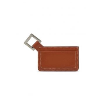 Portofel barbati -  etui pentru carduri - maro - 10x6 cm