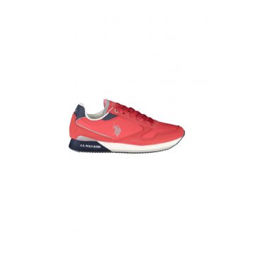 Sneakers barbati -  40% Poliester - 60% Poliuretan - Rosu - 23508 Sneakers barbati -  40% Poliester - 60% Poliuretan - Rosu - 23508