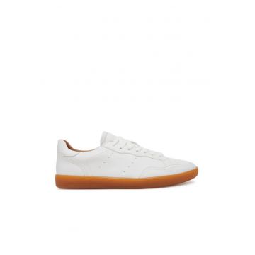 Pantofi sport barbati - 13963607 -  Piele naturala - Alb