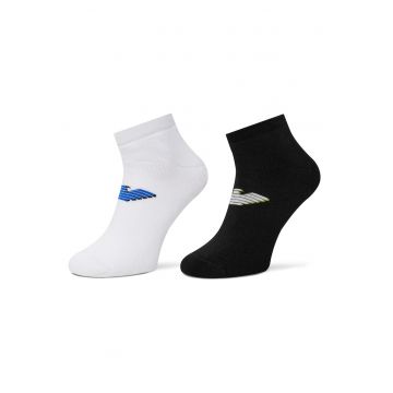 Set 2 perechi sosete scurte barbati barbati  EM000538 AF12299 - Textil - 0 EU - Alb/Negru Set 2 perechi sosete scurte barbati barbati  EM000538 AF12299 - Textil - 0 EU - Alb/Negru