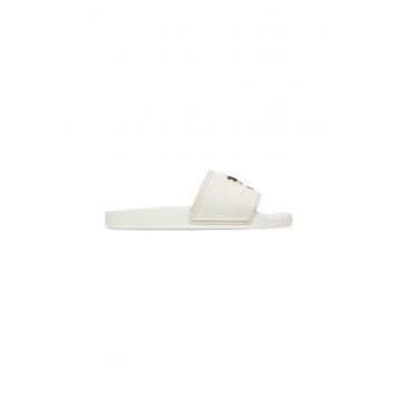 Slapi barbati  KL70005A - Piele ecologica - 46 EU - Alb Slapi barbati  KL70005A - Piele ecologica - 46 EU - Alb