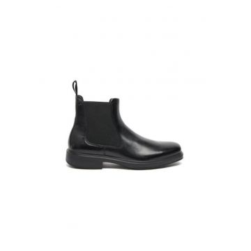 Botine cu glezna joasa barbati  50022401001 - Piele naturala - Negru Botine cu glezna joasa barbati  50022401001 - Piele naturala - Negru