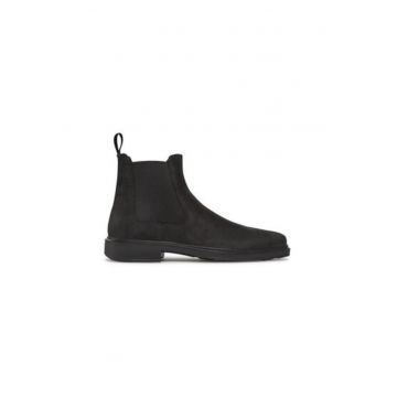 Botine cu glezna joasa pentru barbati  50022402001 - Piele naturala - Negru Botine cu glezna joasa pentru barbati  50022402001 - Piele naturala - Negru