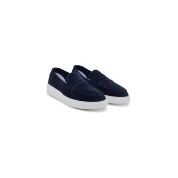 Mocasini barbati  12520425 - Piele naturala - Bleumarin Mocasini barbati  12520425 - Piele naturala - Bleumarin