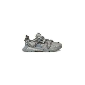 Pantofi sport barbati - 749SMA0012 -  Piele naturala - Gri