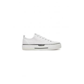Pantofi sport barbati - KL50425 -  Textil - 43 EU - Alb Pantofi sport barbati - KL50425 -  Textil - 43 EU - Alb