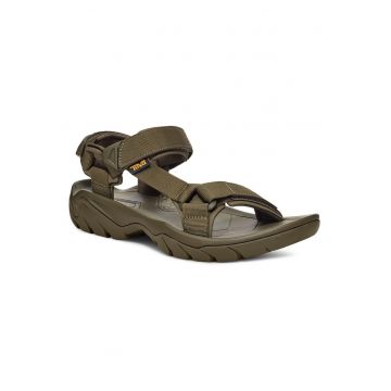 Sandale barbati  1102456 - Textil - Kaki Sandale barbati  1102456 - Textil - Kaki