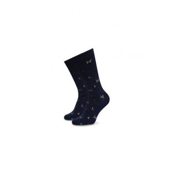 Sosete inalte barbati barbati  MSO0068BL79 - Textil - Bleumarin Sosete inalte barbati barbati  MSO0068BL79 - Textil - Bleumarin