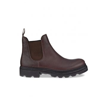 Botine cu glezna joasa barbati  21475401072 - Piele naturala - Maro Botine cu glezna joasa barbati  21475401072 - Piele naturala - Maro