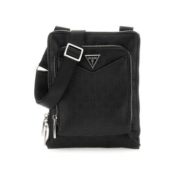 Geanta crossbody de piele ecologica cu buzunare frontal cu fermoar Siena Geanta crossbody de piele ecologica cu buzunare frontal cu fermoar Siena