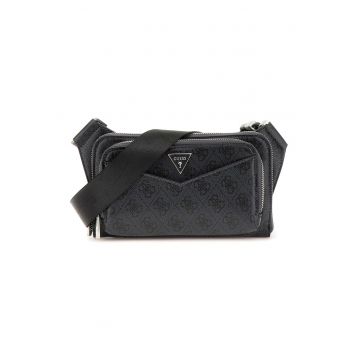 Geanta crossbody din piele ecologica cu 2 compartimente Siena Geanta crossbody din piele ecologica cu 2 compartimente Siena