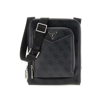 Geanta crossbody din piele ecologica cu model logo Siena Geanta crossbody din piele ecologica cu model logo Siena