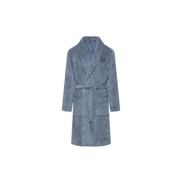 Halat barbati -  Albastru pal - Fleece - Halat barbati -  Albastru pal - Fleece -