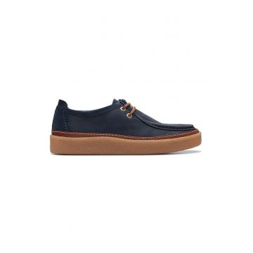 Pantofi boat de piele nabuc Pantofi boat de piele nabuc