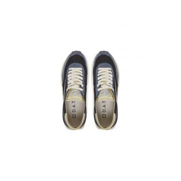 Pantofi sport barbati - M421-AT-NY - D A T E - Piele naturala - Negru