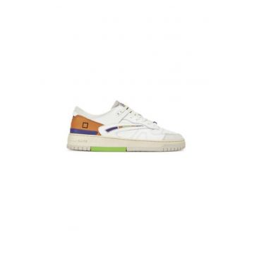 Pantofi sport barbati - M421-T8-CO - D A T E - Piele naturala - Alb