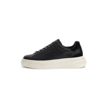 Pantofi sport cu insertii de piele intoarsa Pantofi sport cu insertii de piele intoarsa