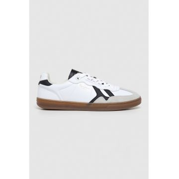 Pantofi sport de piele cu insertii de piele intoarsa Pantofi sport de piele cu insertii de piele intoarsa