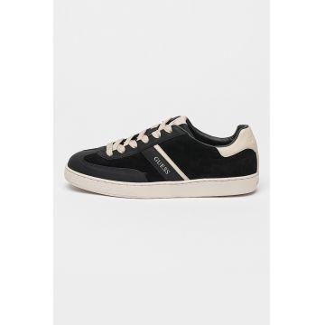 Pantofi sport de piele intoarsa cu insertii de piele ecologica Nola Pantofi sport de piele intoarsa cu insertii de piele ecologica Nola