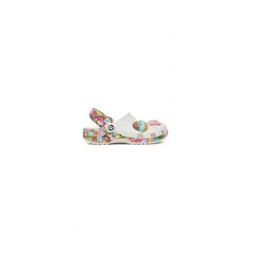 Papuci unisex  304506390 - Sintetic - Alb