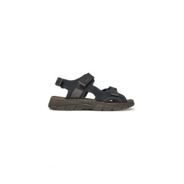 Sandale barbati  16808 - Piele naturala - Bleumarin Sandale barbati  16808 - Piele naturala - Bleumarin