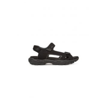 Sandale barbati  64487 - Piele ecologica - Negru Sandale barbati  64487 - Piele ecologica - Negru