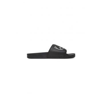 Slapi barbati  1031640 - Piele ecologica - Negru Slapi barbati  1031640 - Piele ecologica - Negru