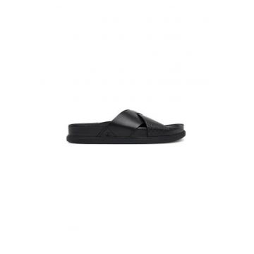 Slapi barbati  26181382 - Piele naturala - Negru Slapi barbati  26181382 - Piele naturala - Negru