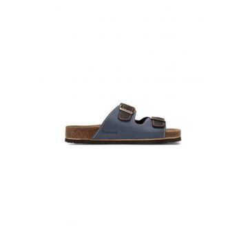 Slapi barbati Dr Brinkmann - 600308 - Piele naturala - Bleumarin