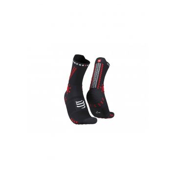 Sosete -  Elastan/Poliamida - Pro Racing V4.0 Trail - Negru/Rosu Sosete -  Elastan/Poliamida - Pro Racing V4.0 Trail - Negru/Rosu