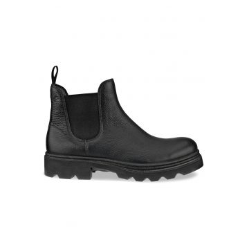 Ghete Chelsea barbati  piele naturala - negru - Ghete Chelsea barbati  piele naturala - negru -