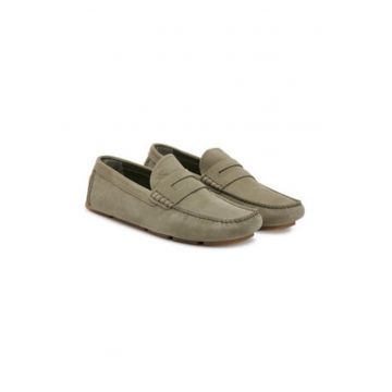 Mocasini barbatesti -  piele naturala - kaki Mocasini barbatesti -  piele naturala - kaki