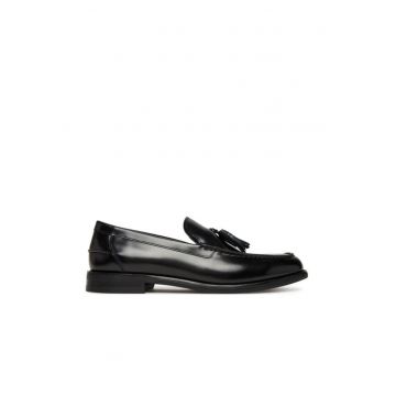 Mocasini barbati -  negru - piele naturala - Negru