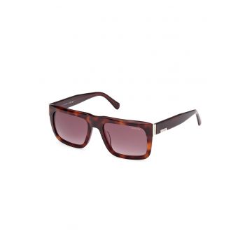 Ochelari de soare dreptunghiulari cu detaliu logo Ochelari de soare dreptunghiulari cu detaliu logo