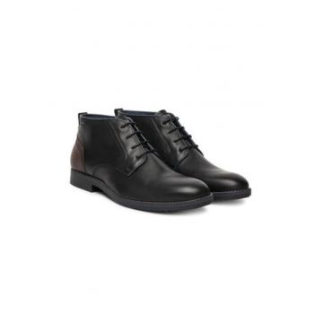 Pantofi barbatesti -  piele naturala - maro/negru Pantofi barbatesti -  piele naturala - maro/negru
