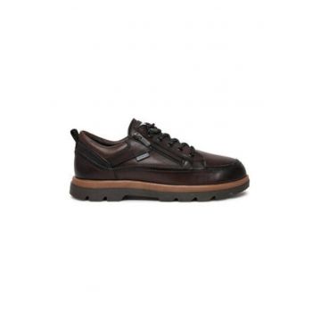Pantofi barbati -  piele naturala - maro inchis - Pantofi barbati -  piele naturala - maro inchis -
