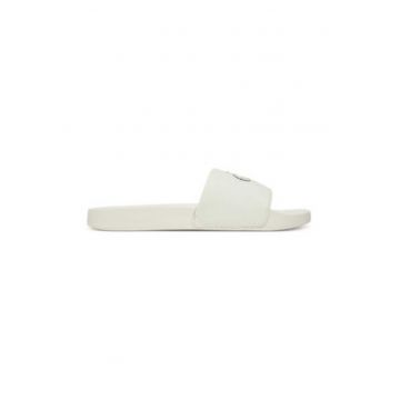 Papuci barbatesti -  alb material textil Papuci barbatesti -  alb material textil