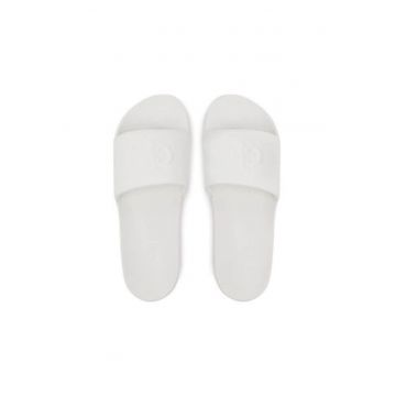 Papuci barbatesti -  alb - material textil Papuci barbatesti -  alb - material textil