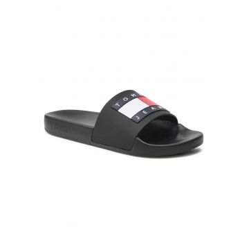 Papuci barbatesti -  negru - plastic - Papuci barbatesti -  negru - plastic -