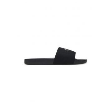 Papuci barbatesti -  negru textil