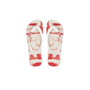 Papuci flip-flop barbati  Y03601P4070 - Sintetic - Alb