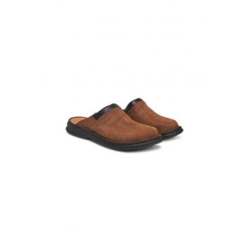 Slapi barbati  10663 - Piele naturala - Maro Slapi barbati  10663 - Piele naturala - Maro