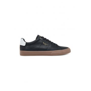 Tenisi barbatesti -  305416469 - piele ecologica - negru -