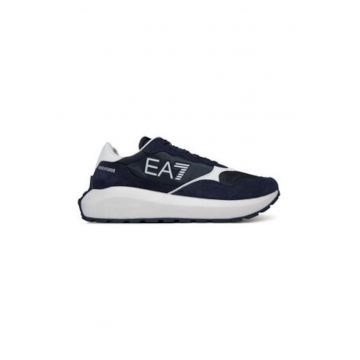 Tenisi barbatesti - Emporio Armani  albastru - material textil