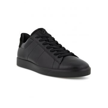 Tenisi barbati  piele naturala - negru - Negru