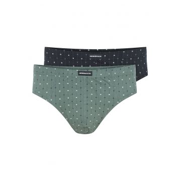 Chiloti barbati Classic  set de 2 perechi negru - gri - albastru Chiloti barbati Classic  set de 2 perechi negru - gri - albastru